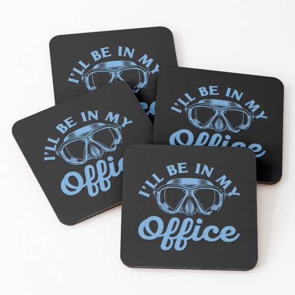 Item preview, I'll Be In My Office: Funny Scuba Diving Gift - Ocean Diver designed and sold by Adexyl.