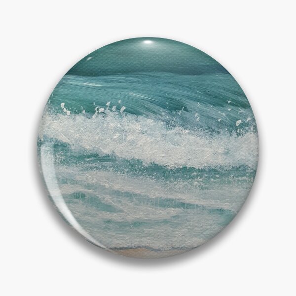 Item preview, Vacation by the sea, a sea wave painted on canvas designed and sold by Anke Franikowski.