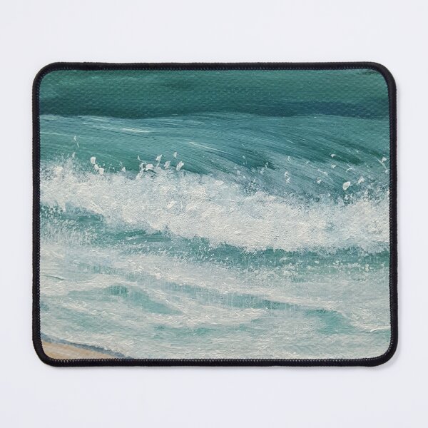 Item preview, Vacation by the sea, a sea wave painted on canvas designed and sold by Anke Franikowski.