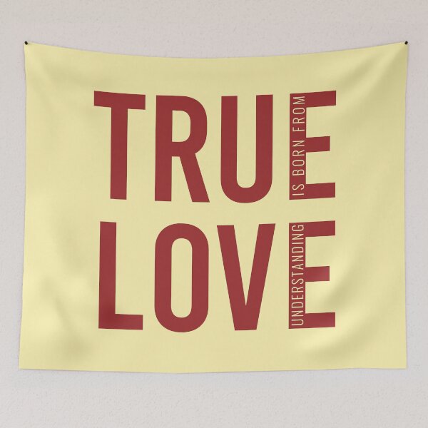 Item preview, True Love Is Born From Understanding | Gautama Buddha Quote designed and sold by JenTrinhArt.