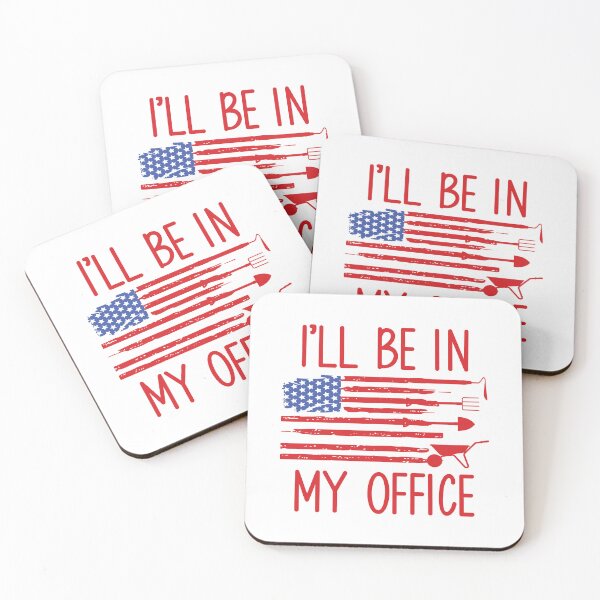 Item preview, I'll Be In My Office: Funny Gardener Gift - Plant lover Gardening American Flag designed and sold by Adexyl.