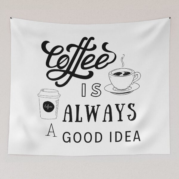 Item preview, Coffee Is Always A Good Idea designed and sold by Elvira Hyvönen.