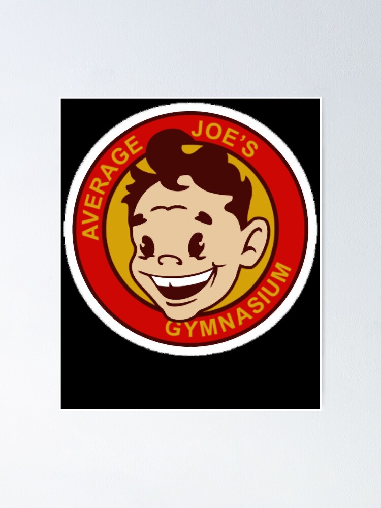 Average Joes Face Logo Poster For Sale By Camarenatamora Redbubble