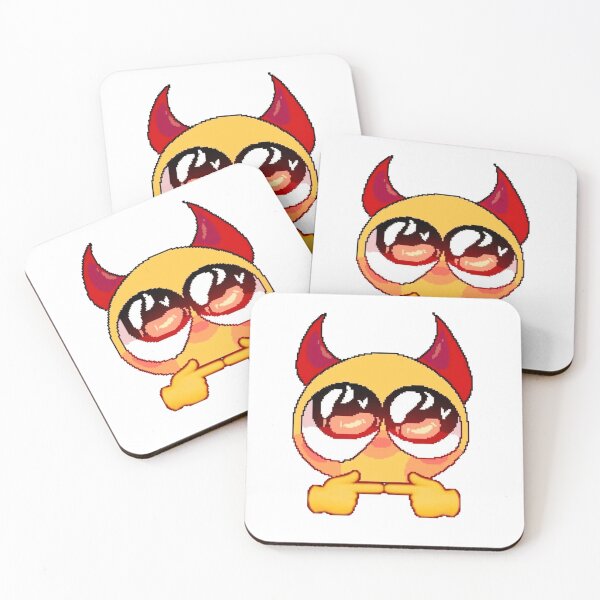 Item preview, PLEASE FACE CUTE Devil Cursed Emoji TikTok MEME Face designed and sold by CursedEmoji.