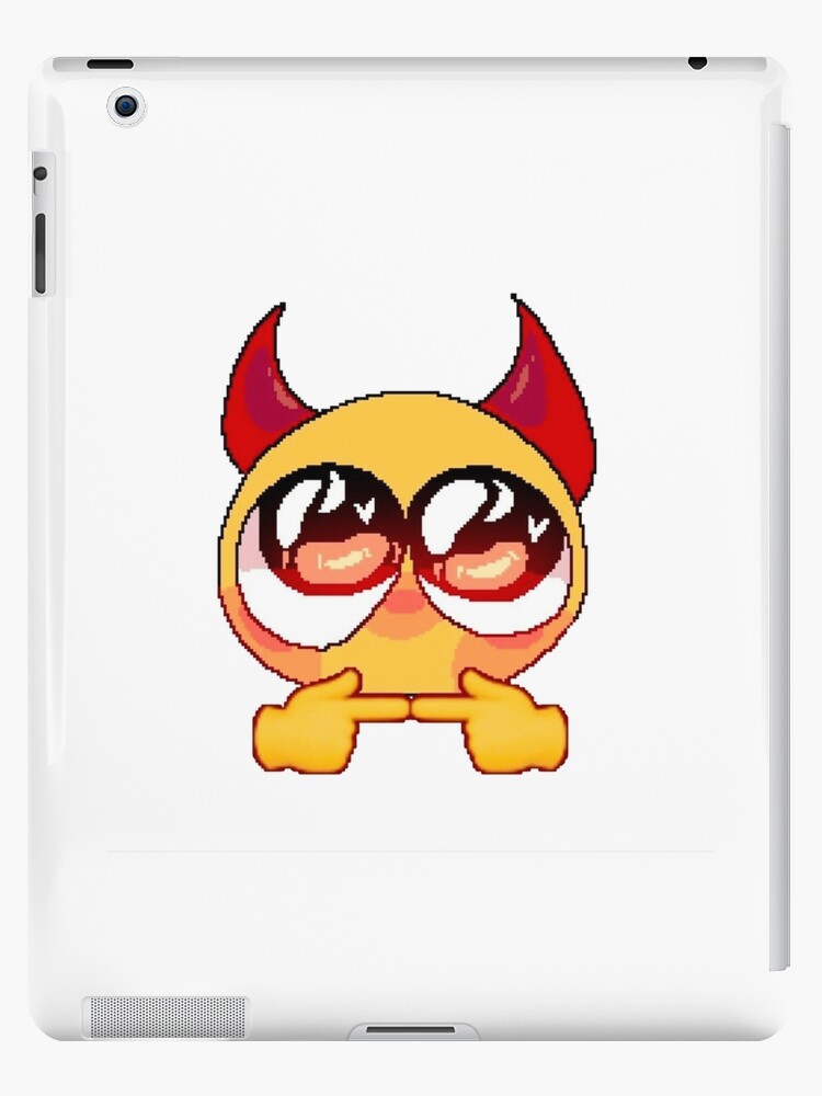 PLEASE FACE CUTE Devil Cursed Emoji TikTok MEME Face\