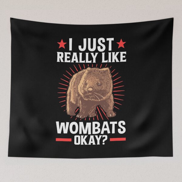 Item preview, I like Wombat's Australian marsupial designed and sold by madgrfx.
