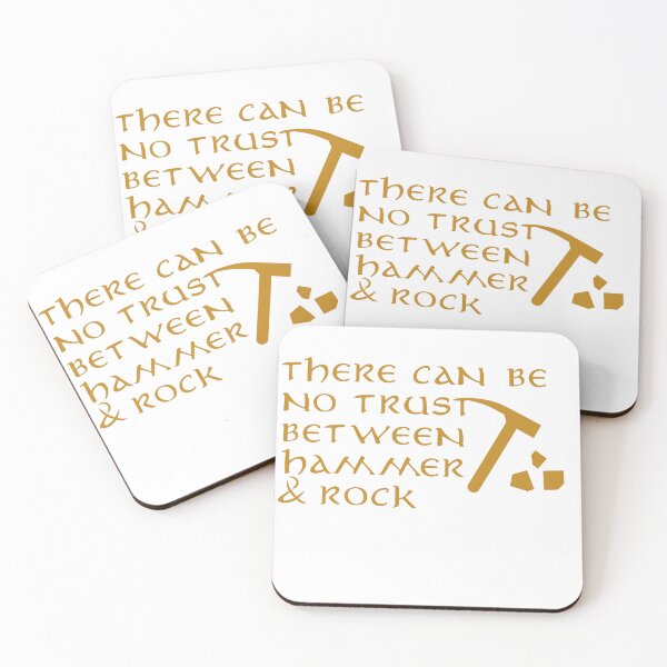 Item preview, There Can Be No Trust Between Hammer And Rock designed and sold by emzimerch1.