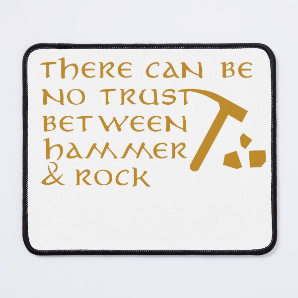 Item preview, There Can Be No Trust Between Hammer And Rock designed and sold by emzimerch1.