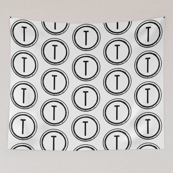 Item preview, Letter T Stamp designed and sold by FangirlFuel.