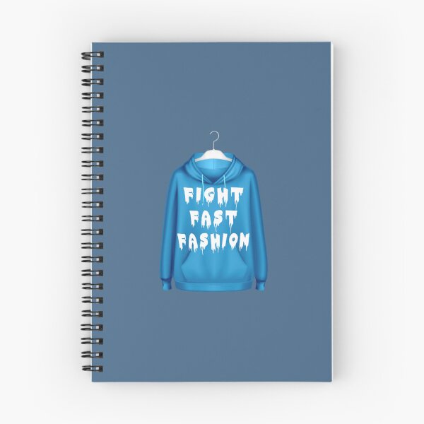 Item preview, FIGHT FAST FASHION Blue Hoodie designed and sold by everything4eva.