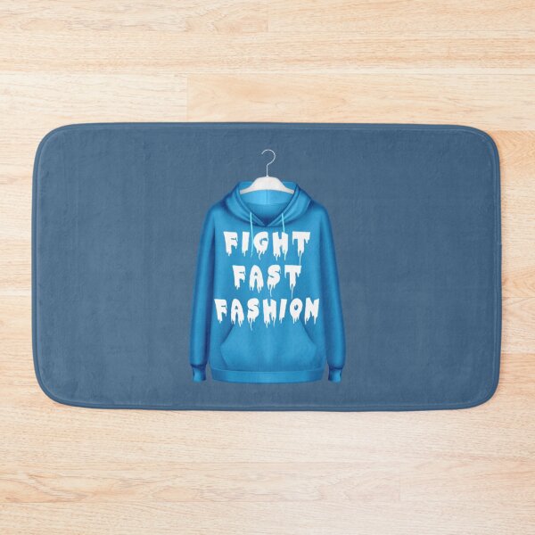 Item preview, FIGHT FAST FASHION Blue Hoodie designed and sold by everything4eva.