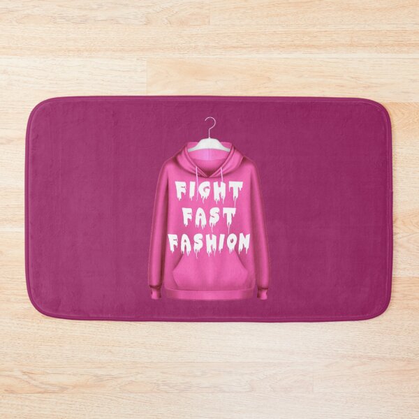 Item preview, FIGHT FAST FASHION Pink Hoodie designed and sold by everything4eva.