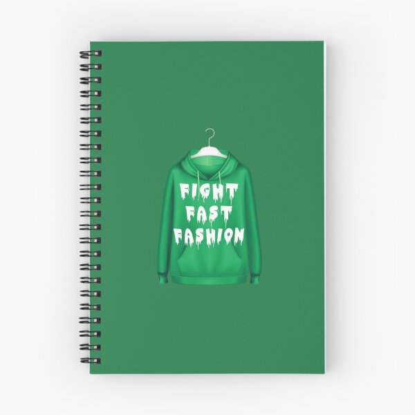 Item preview, FIGHT FAST FASHION Green Hoodie designed and sold by everything4eva.