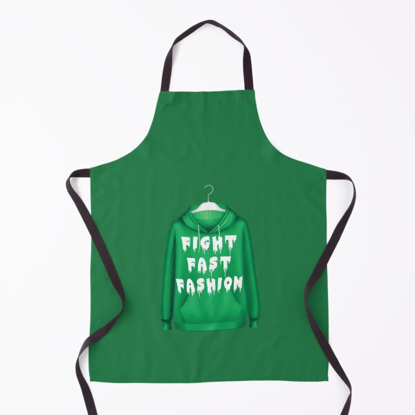 Item preview, FIGHT FAST FASHION Green Hoodie designed and sold by everything4eva.