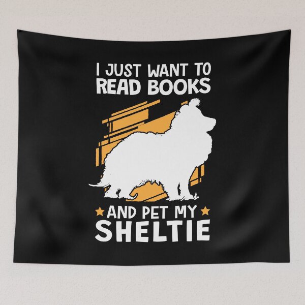 Item preview, Read books and pet the Shetland Sheepdog designed and sold by madgrfx.