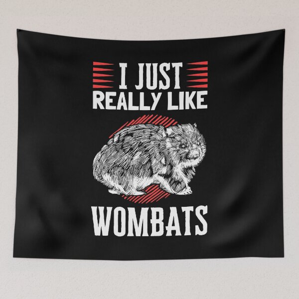 Item preview, I just like wombats Australian wombat designed and sold by madgrfx.