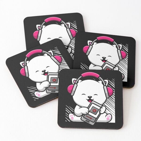 Item preview, Music lover cat designed and sold by The Love Quill.