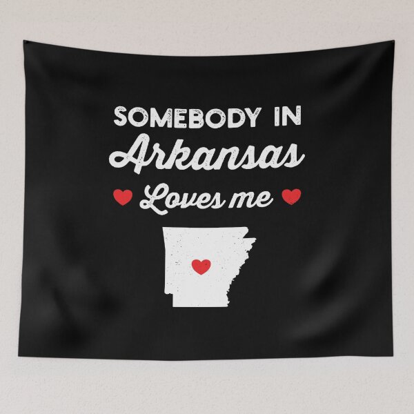 Item preview, Somebody In Arkansas Loves Me: Funny Home State Pride Gift - Baby Love Arkansas Map USA designed and sold by Adexyl.