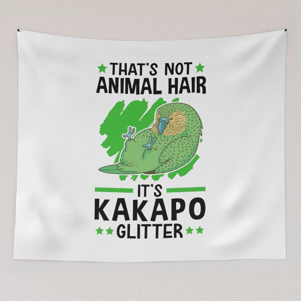 Item preview, This is Kakapo Glitter Parrot New Zealand designed and sold by madgrfx.