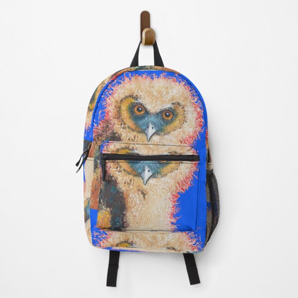 Item preview, Owl painting on midnight blue designed and sold by MatsonArtDesign.