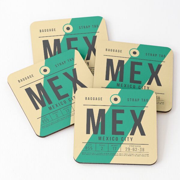 Item preview, Luggage Tag E - MEX Mexico City designed and sold by VoodooCircus.