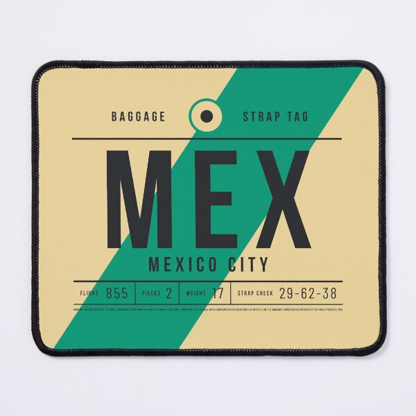 Item preview, Luggage Tag E - MEX Mexico City designed and sold by VoodooCircus.