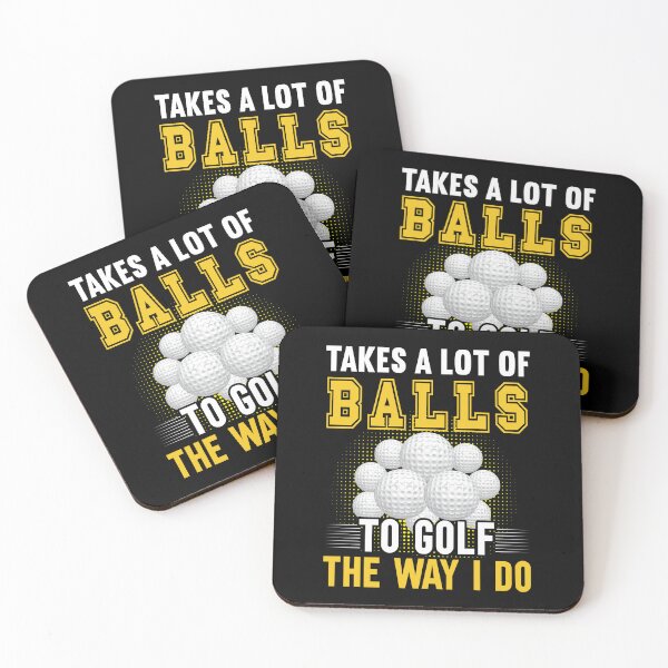 Item preview, Takes A Lot Of Balls to Golf  For Golf Lovers designed and sold by Shuvra Gain.