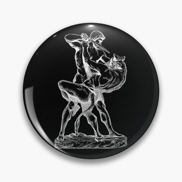 Item preview, Theseus Killing The Minotaur designed and sold by PotluckPrints.
