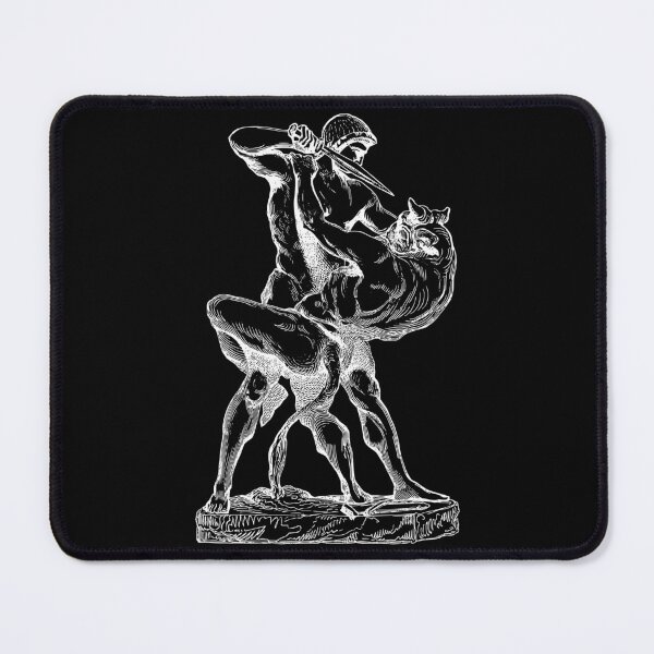 Item preview, Theseus Killing The Minotaur designed and sold by PotluckPrints.