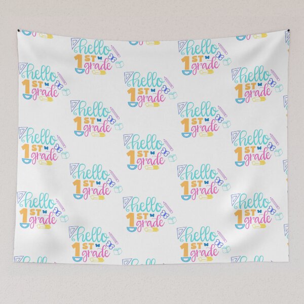 Item preview, Hello Frist Grade - Back To School    designed and sold by WalkerDavidz.