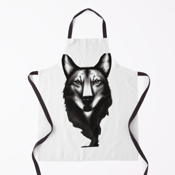 Item preview, Gray wolf with orange eyes / wolf Art work  designed and sold by ralick.