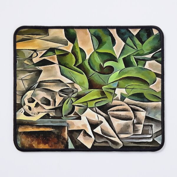 Item preview, Still life with Cranium Geometric Vanitas Art  designed and sold by taiche.