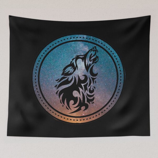 Item preview, Wolf In the Sky & the Nights of the Galaxy.. designed and sold by Rodayna Elnaggar.