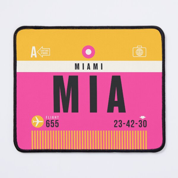 Item preview, Luggage Tag A - MIA Miami USA designed and sold by VoodooCircus.