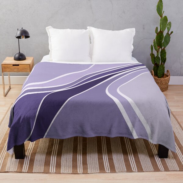 Item preview, Lavender waves abstract designed and sold by k9printart.