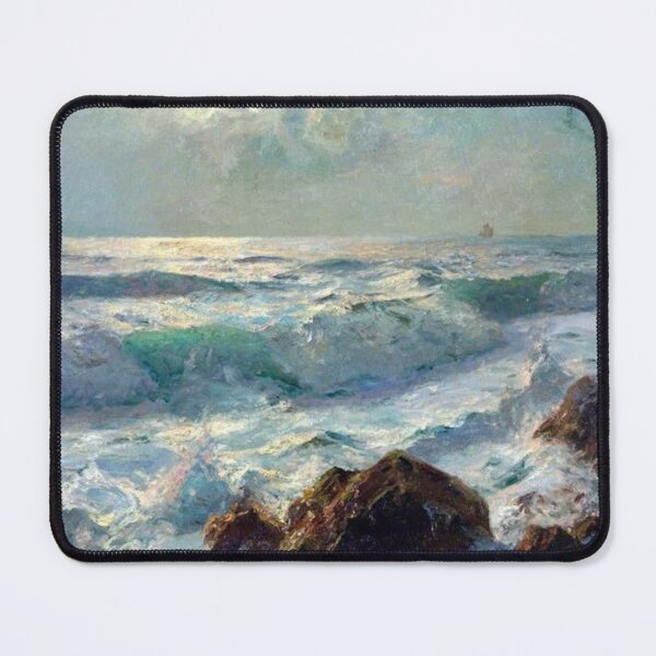 Item preview, Sea and Rocks, Moonlight by Albert Julius Olsson designed and sold by LoveSeasonz.
