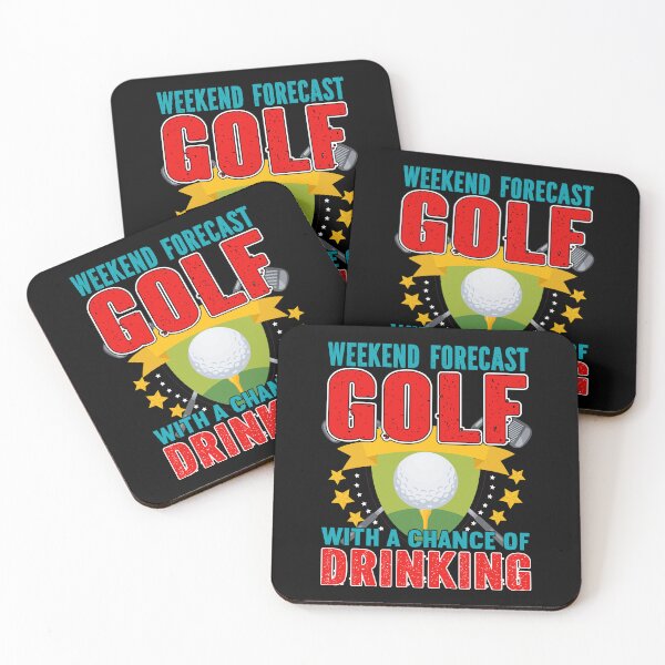 Item preview, Weekend Forecast Golf With A Chance Of Drinking  For Golf Lovers designed and sold by Shuvra Gain.