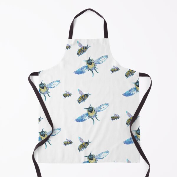 Item preview, Three flying bees painting designed and sold by MatsonArtDesign.