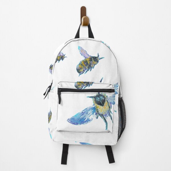 Item preview, Three flying bees painting designed and sold by MatsonArtDesign.
