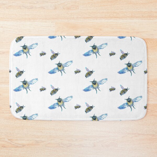 Item preview, Three flying bees painting designed and sold by MatsonArtDesign.