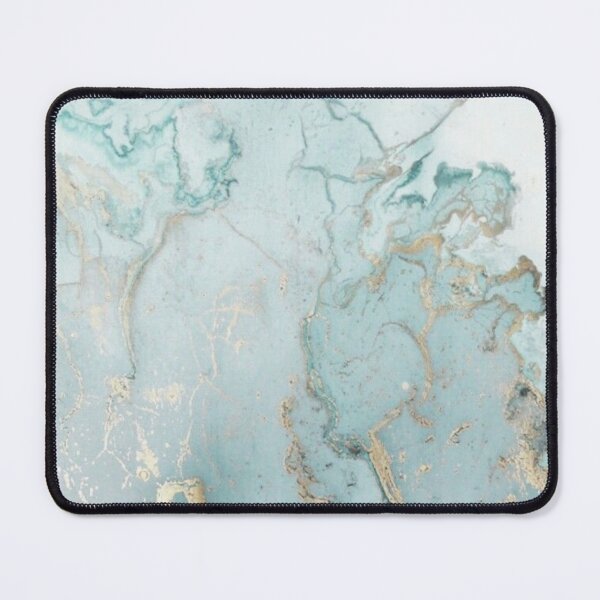 Item preview, light blue and gold marble print designed and sold by HadeeeeL.