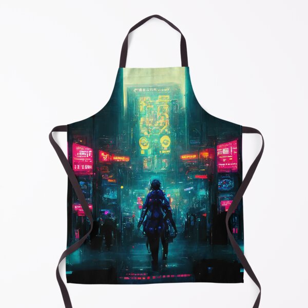 Item preview, Neon Cyberpunk Movie Poster designed and sold by CyberStreetArt.