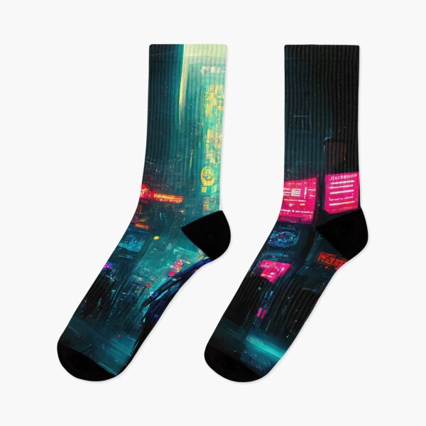 Item preview, Neon Cyberpunk Movie Poster designed and sold by CyberStreetArt.