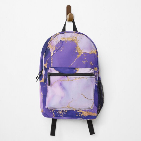 Item preview, Dreamy Lavender alcohol inks and gold designed and sold by k9printart.