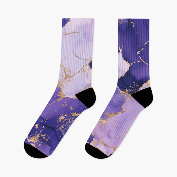Item preview, Dreamy Lavender alcohol inks and gold designed and sold by k9printart.