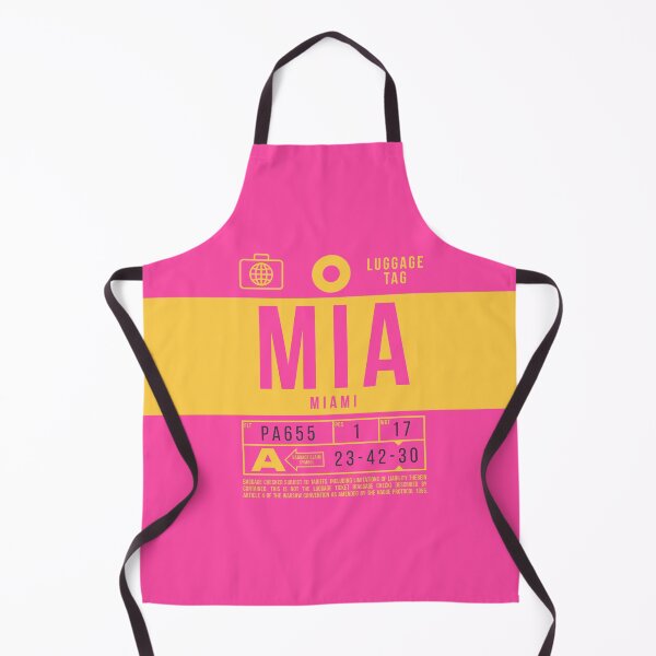 Artikelvorschau, Luggage Tag B - MIA Miami USA entworfen und verkauft von VoodooCircus.