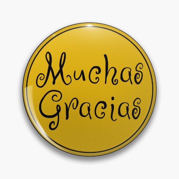 Artikelvorschau, Muchas Gracias - Vielen Dank - Spanische Ausdrücke entworfen und verkauft von JourneyCreative.