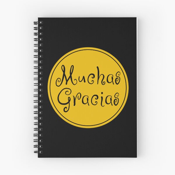 Artikelvorschau, Muchas Gracias - Vielen Dank - Spanische Ausdrücke entworfen und verkauft von JourneyCreative.