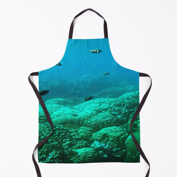 Item preview, Crystal Blue Under Water Green Plants and Fish designed and sold by lets-travel.