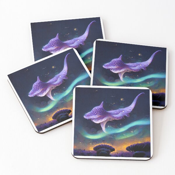 Item preview, Mushroom shark aurora  designed and sold by KarmicMushroom.